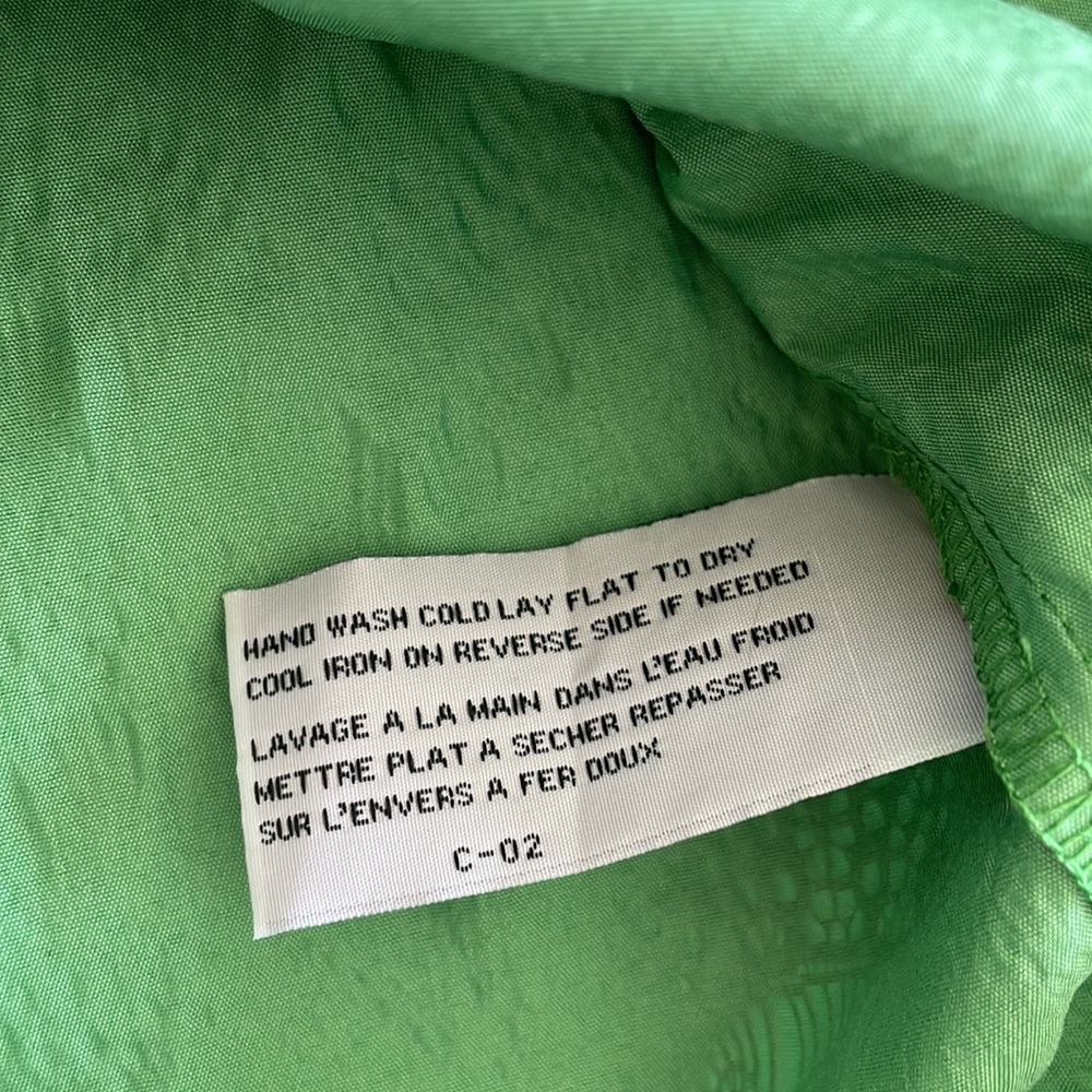 S Tulle Sleeveless Dress - green/black with front bow detail - Picture 6 of 12